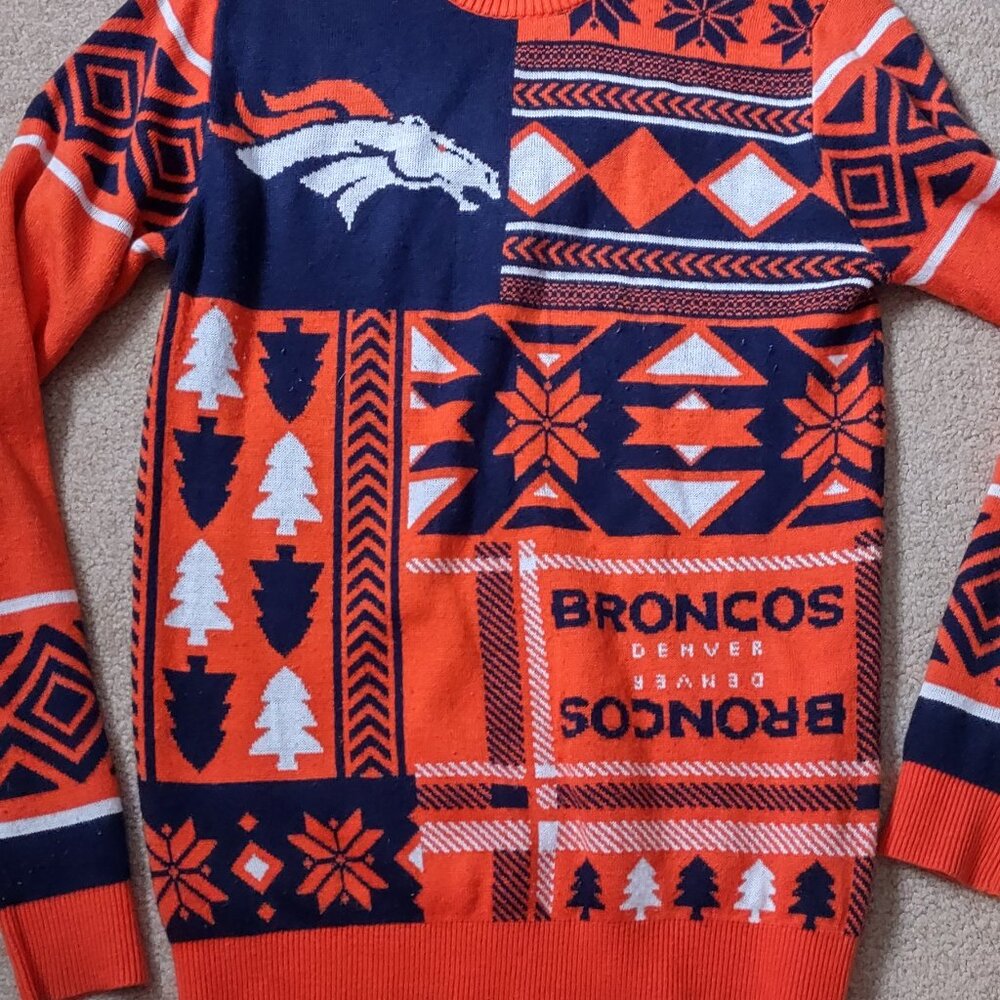 NFL Denver broncos Christmas sweater